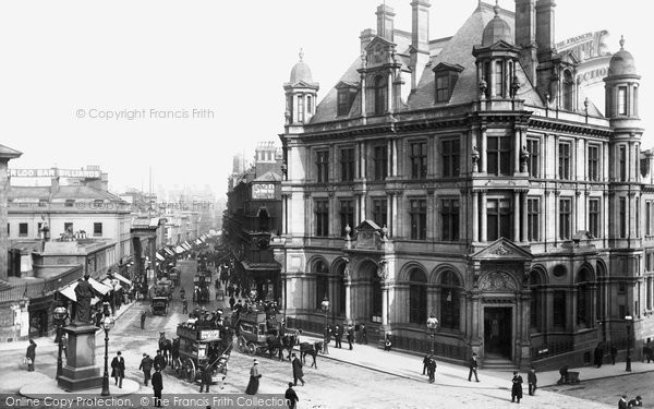 Photo of Birmingham, New Street And The Post Office 1896
