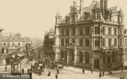 Birmingham, New Street and the Post Office 1896