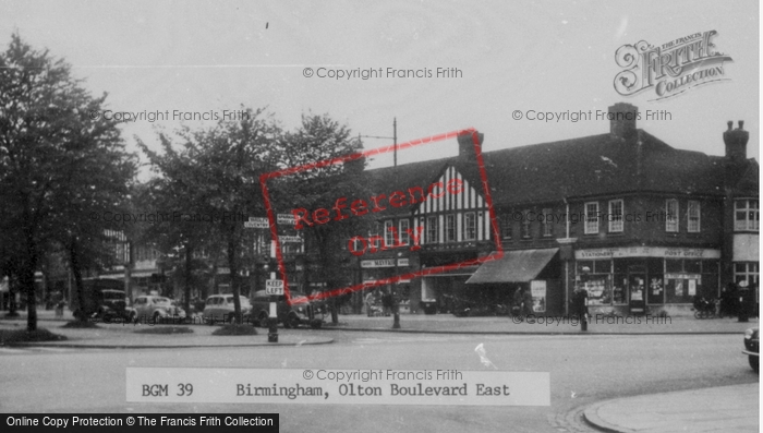 Photo of Birmingham, Olton Boulevard East c.1955