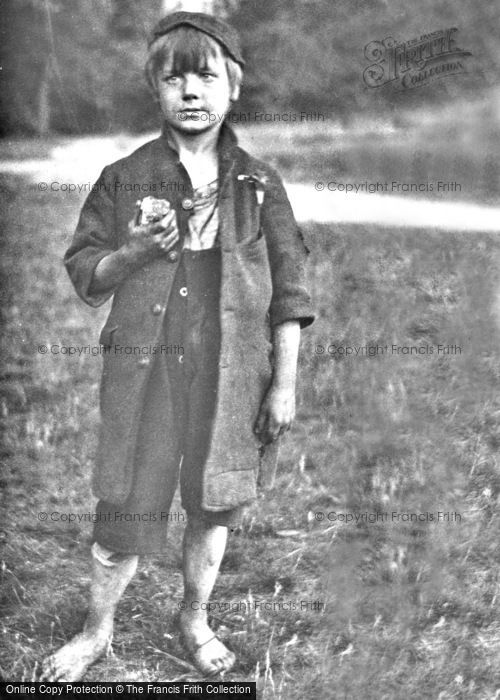 Photo of Birmingham, Poor Child In Sutton Park On A Summer Outing Provided By The Cinderella Club c.1898