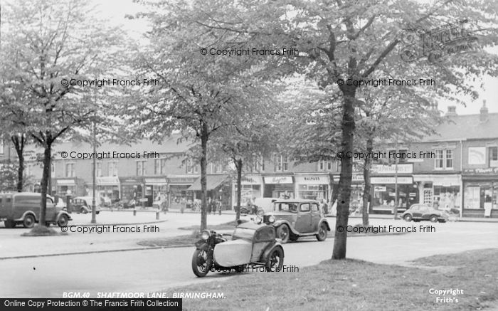Photo of Birmingham, Shaftmoor Lane c.1955