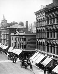 Shops On New Street 1896, Birmingham