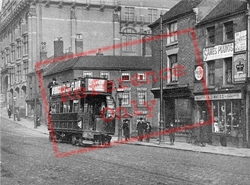 Suffolk Street, Electric Tram 1901, Birmingham