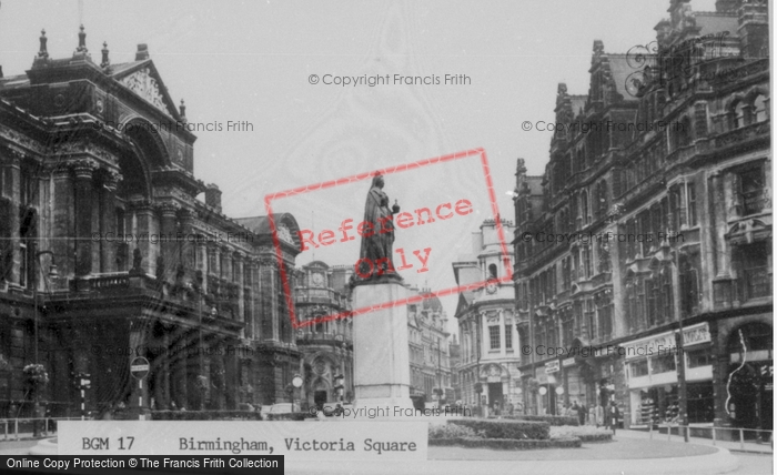 Photo of Birmingham, Victoria Square c.1955