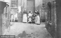 Women At Rear Of 12 & 13 Upper Priory Court c.1872, Birmingham
