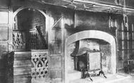 Oakwell Hall, Fireplace And Staircase c.1950, Birstall
