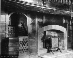 Oakwell Hall, Fireplace And Staircase c.1950, Birstall