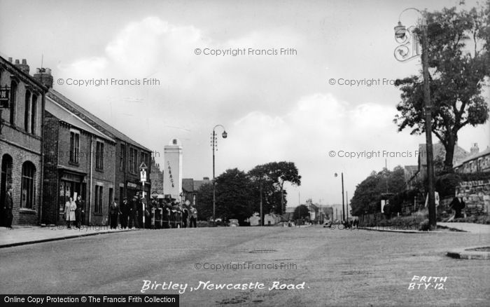 Photo of Birtley, Newcastle Road c.1955