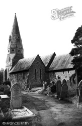 St Mary's Parish Church c.1955, Biscovey