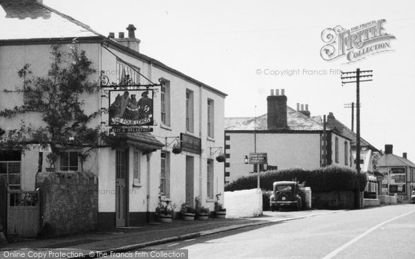 Photo of Biscovey, The Four Lords, St Austell Road c.1955