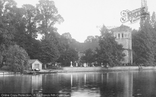 Photo of Bisham, All Saints Church From The Thames 1901