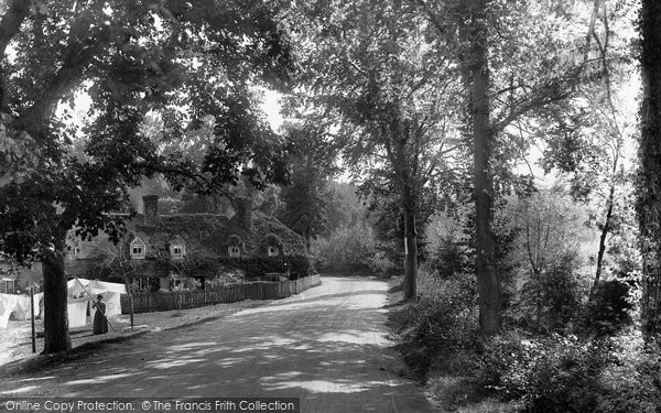 Photo of Bisham, Wayside Cottages 1890