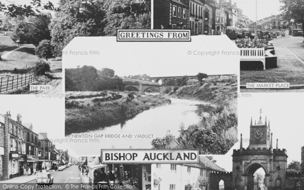Photo of Bishop Auckland, Composite c.1965