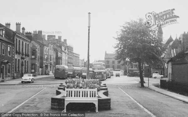 Photo of Bishop Auckland, The Market Place c.1960