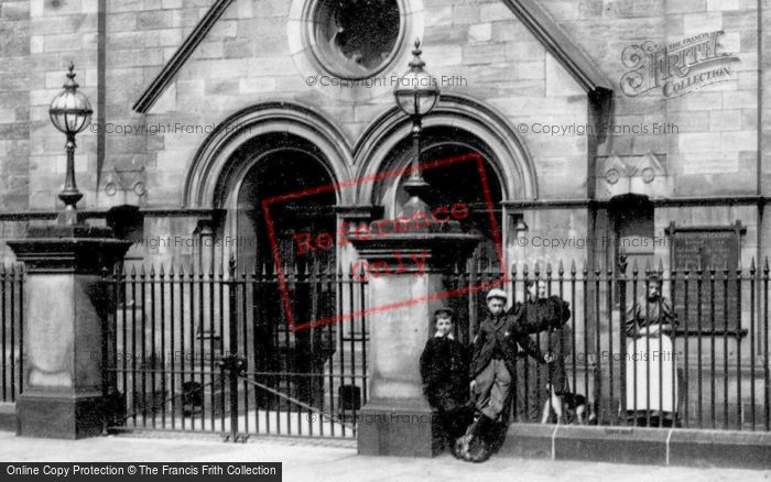 Photo of Bishop Auckland, Wesleyan Chapel, By The Entrance 1898