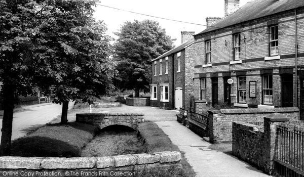Photo of Bishop Monkton, The Village Stream And Post Office c.1960