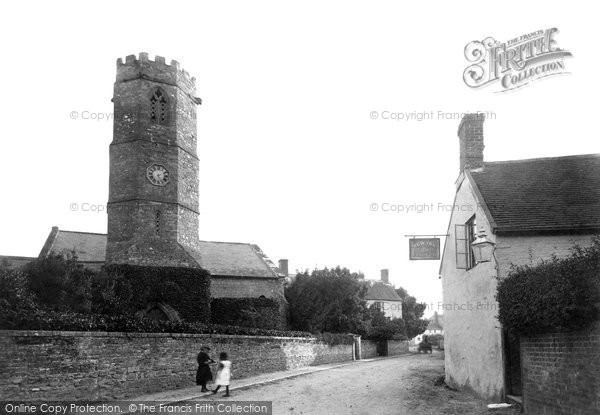Photo of Bishop's Hull, Church And New Inn 1888