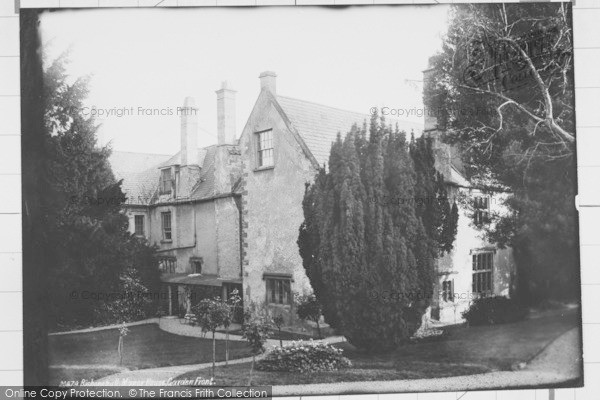 Photo of Bishop's Hull, Manor House, Garden Front 1888