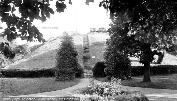 Photo of Bishop's Stortford, Castle Mound c.1955