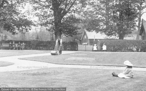 Photo of Bishop's Stortford, Gardener, The Recreation Ground 1909