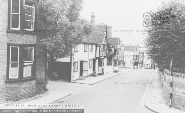 Photo of Bishop's Stortford, High Street c.1960