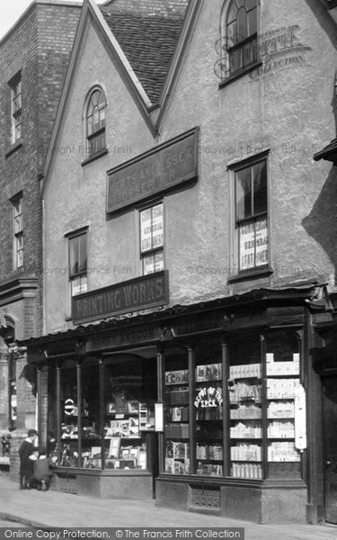 Photo of Bishop's Stortford, Printing Works, North Street 1899
