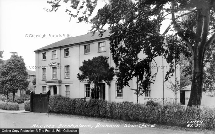 Photo of Bishop's Stortford, Rhodes' Birthplace c.1955