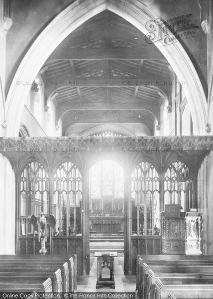 Photo of Bishop's Stortford, St Michael's Church Screen 1899