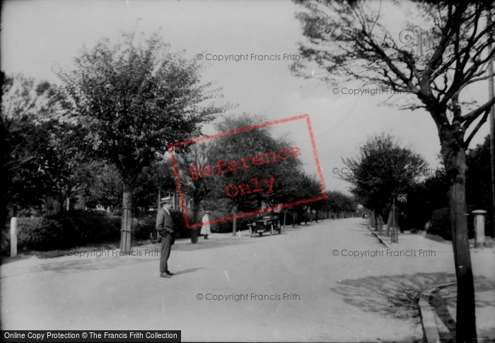 Photo of Bishop's Stortford, Street View With Car 1922
