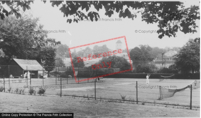 Photo of Bishop's Stortford, Tennis Courts c.1955