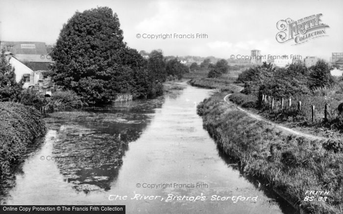 Photo of Bishop's Stortford, The River c.1955