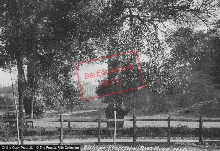 Photo of Bishop's Stortford, The Town Mead And Castle Mound 1899