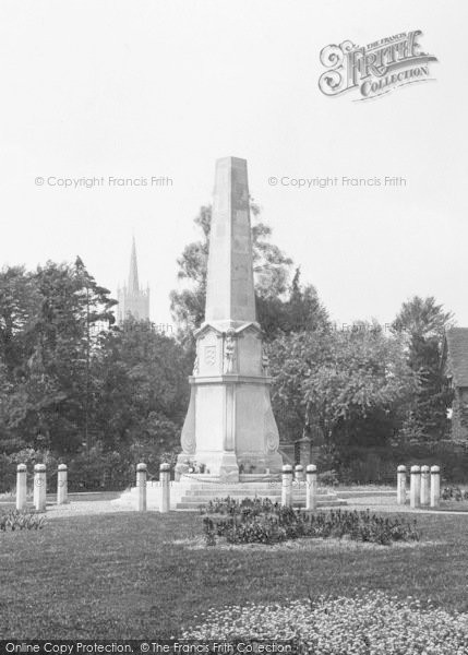 Photo of Bishop's Stortford, The War Memorial 1922