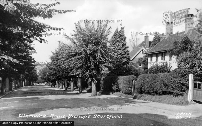 Photo of Bishop's Stortford, Warwick Road c.1955