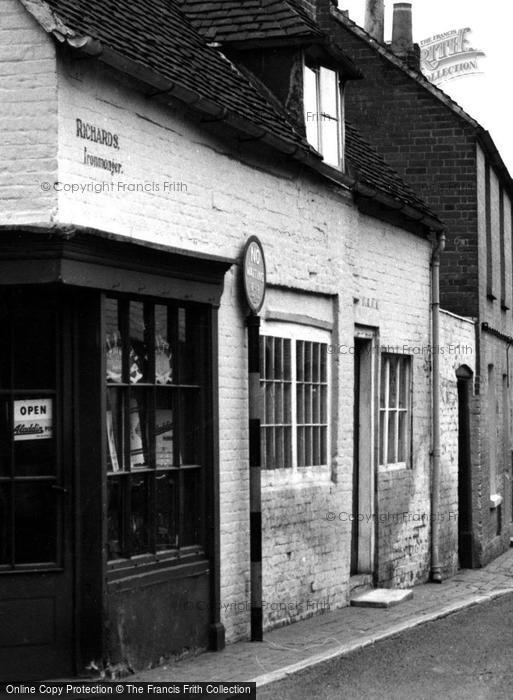 Photo of Bishop's Waltham, Richards Ironmonger, Houchin Street c.1955