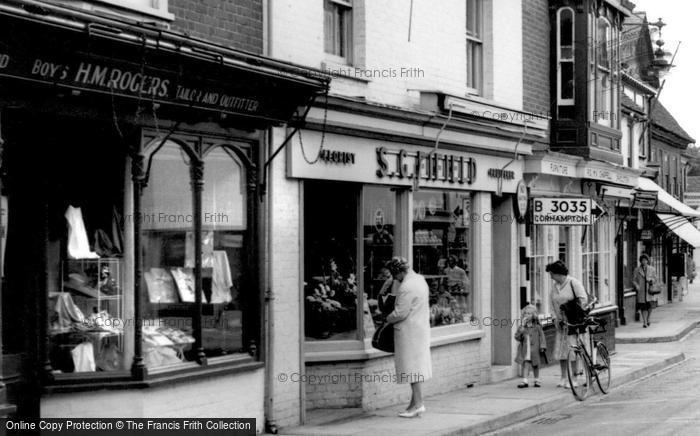 Photo of Bishop's Waltham, Shops In High Street c.1960