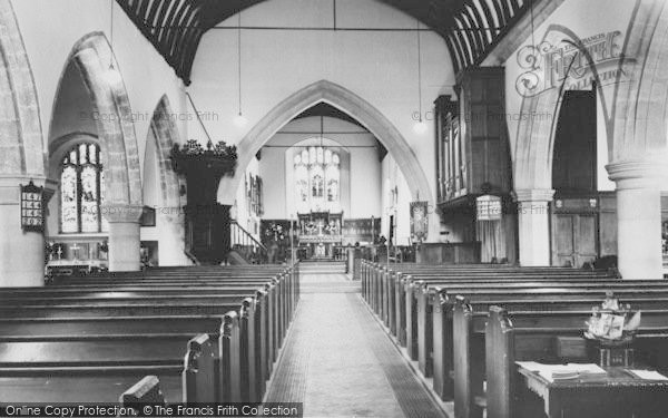 Photo of Bishop's Waltham, The Interior Of St Peter's Church c.1955