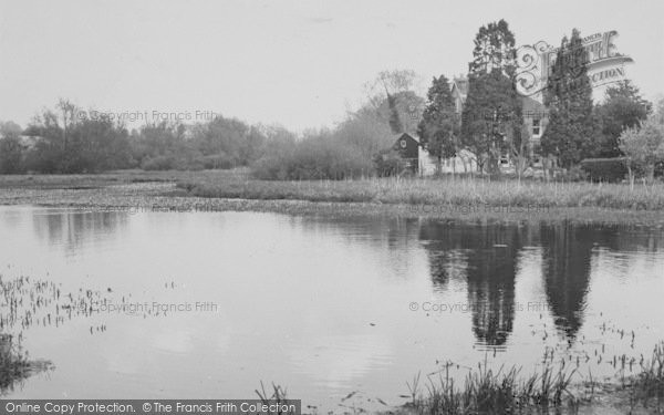 Photo of Bishop's Waltham, The Mill Pond c.1955