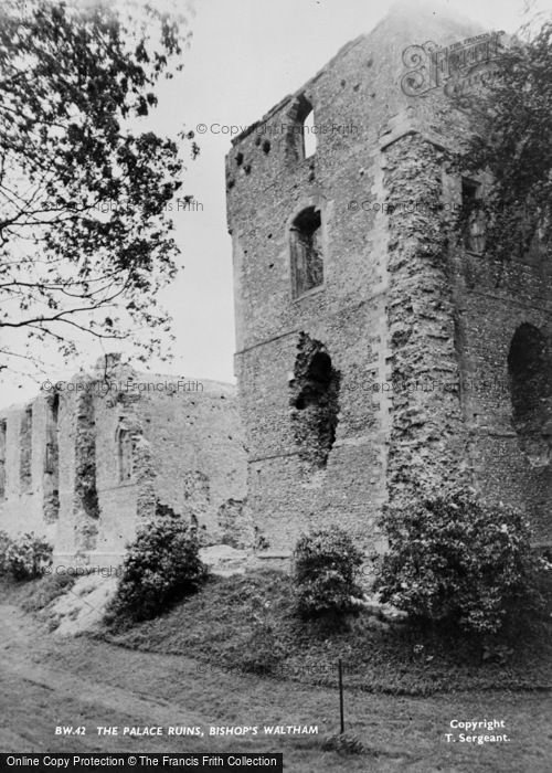 Photo of Bishop's Waltham, The Palace Ruins c.1955