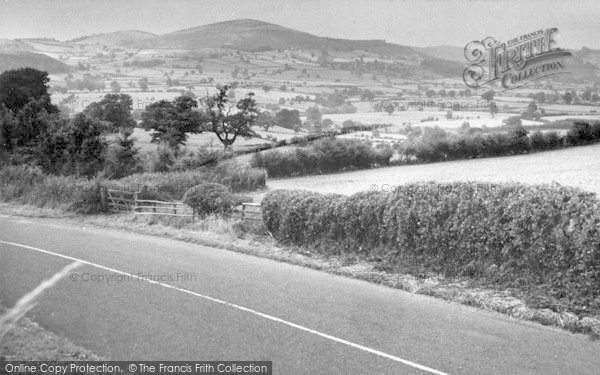 Photo of Bishops Castle, Bent Hill From Montgomery Road c.1960