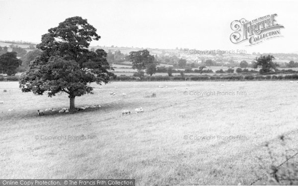 Photo of Bishops Castle, General View c.1960