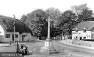 Bishops Cleeve, Kings Head, War Memorial and Post Office c1960