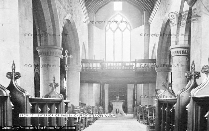 Photo of Bishops Cleeve, Parish Church Interior c.1960