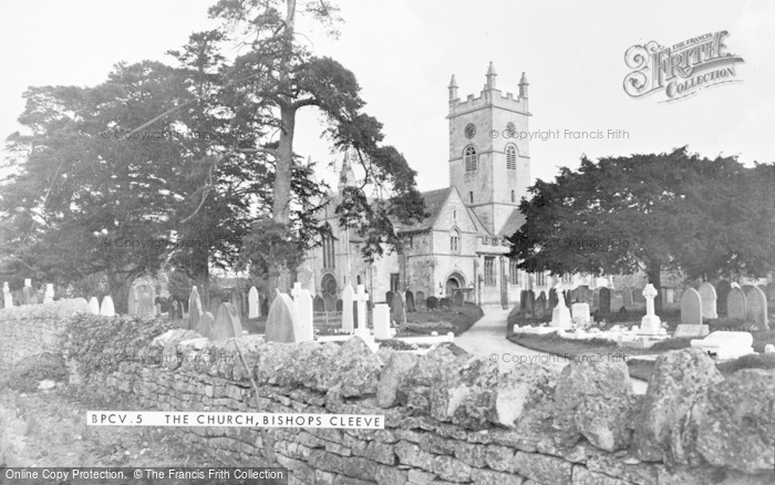 Photo of Bishops Cleeve, St Michael And All Angels Church c.1955