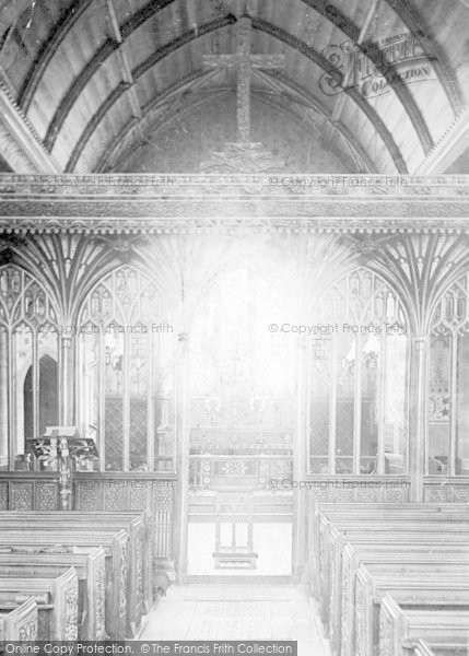 Photo of Bishops Lydeard, Church Interior 1906