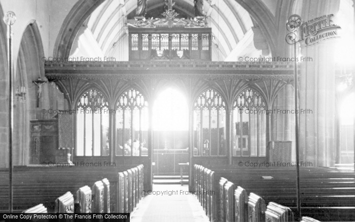 Photo of Bishops Lydeard, St Mary's Church Interior c.1960