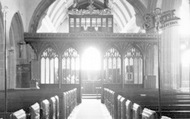 St Mary's Church Interior c.1960, Bishops Lydeard