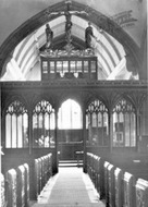 St Mary's Church Interior c.1960, Bishops Lydeard