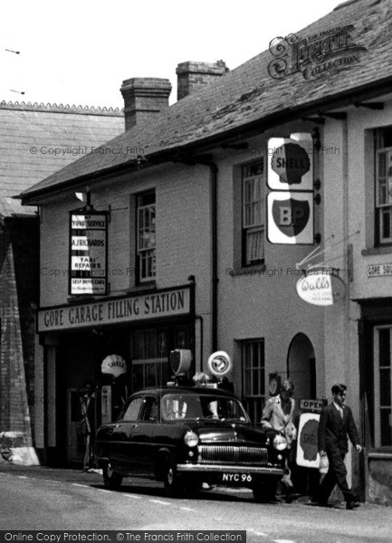 Photo of Bishops Lydeard, The Gore Garage Filling Station c.1960
