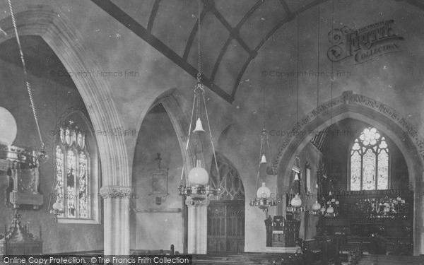 Photo of Bishops Tawton, Church Interior 1890